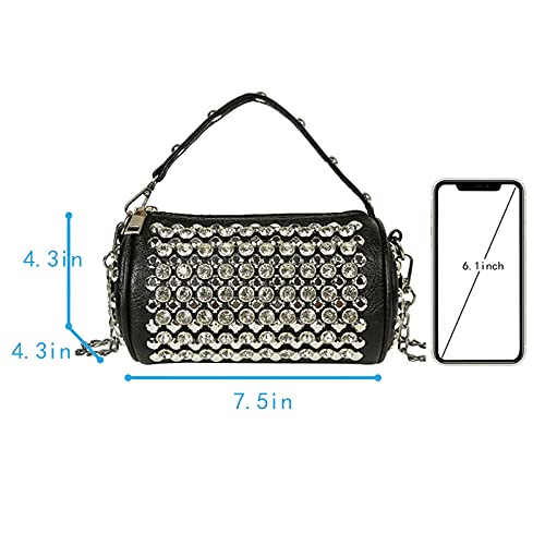 Buddy Handbag Women Rivet Shell Bag Fashion Tassel Shoulder Crossbody Bag Chic Tote Purse2