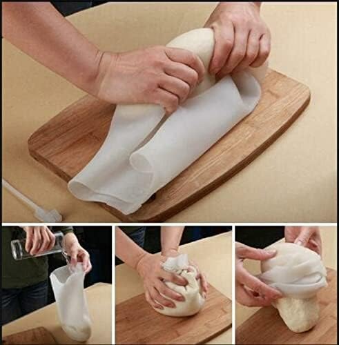 VAJIN Silicone Preservation Magic Kneading Dough Ata Atta Maker Bag Bread Flour Mixing Bag Cooking Tool (Pack of 1) 2