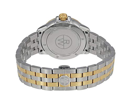 Raymond Weil Tango Classic Men's Watch, Quartz, White Dial, Roman Numerals, Two-Tone, Stainless Steel Bracelet with Yellow-Gold PVD Plating, 41 mm (Model: 8160-STP-00308)2
