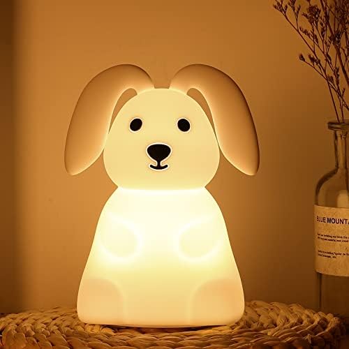 Tremdwoto Bunny Night Light for Kids, Animal Night Lights 7 Color