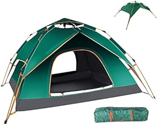 Camping Tent for 3 Person,Instant Pop Up Tents, 2 In1 Easy Set Up Tent & Shelter, Ultralgiht Waterproof 4 Season Outdoor Tent for Family Travel Hiking