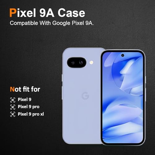 Image of for Google Pixel 9A 5G Premium Transparent Hybrid Soft Slim Dust Proof Silicone Back Case Cover with Camera Protection