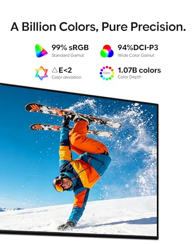 Image of P27L 27'' UHD 4K (3840 x 2160) Monitor, IPS Panel, 10-Bit Color, 99% sRGB, 94% DCI-P3, HDR, 163PPI, 1000:1, Eye Care, Anti-Glare