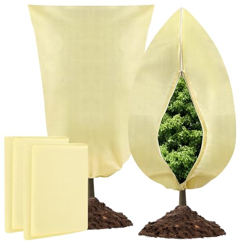 YAWAHOME Plant Fleece Frost Protection 2 Pack 100x120 CM Anti-Freeze