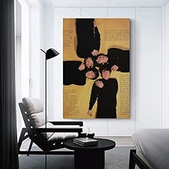 YUHINN Poster décoratif sur toile The Beatles ClassicPoster mural et image d’art moderne pour chambre à coucher, 50 x 75… - Les Beatles, Paul McCartney, John Lennon, RIngo Starr, George Harrison YUHINN Poster décoratif sur toile The Beatles ClassicPoster mural et image d'art moderne pour chambre à coucher, 50 x 75… – Image 3