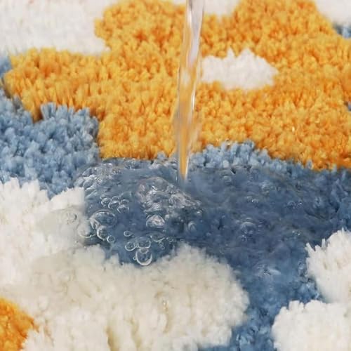Image of Door Mat | Water Absorbent, Anti-Skid, Machine Washable Floor Mat | Soft Microfiber Carpet for Home, Living Room & Bedroom | Premium Decorative Mat (1 Door Mat, Rectangular)
