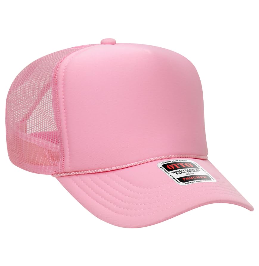 Image of Otto Cap 5-Panel High Crown Mesh Back Trucker Hat