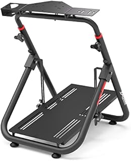 Extreme Sim Racing Wheel Stand Cockpit SXT V2 Racing Simulator - Racing Wheel Stand Black Edition For Logitech G25, G27, G29, G920, Thrustmaster And Fanatec - Heavy Dutty and Foldable