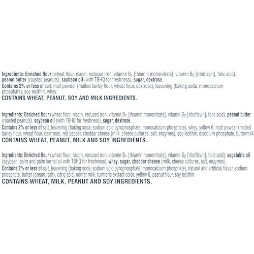 Keebler Sandwich Crackers, Lunch Snacks, Variety Pack (45 Packs)