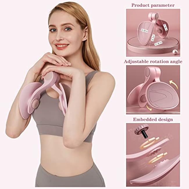 Kegel Sports Products/Thin Leg Artifact/Thigh Trainer/Pelvic Floor Muscle Trainer/Inner Thigh Toner/Postpartum Rehabilitation Pelvic Floor/Family Fitness Sports Equipment (Blue)