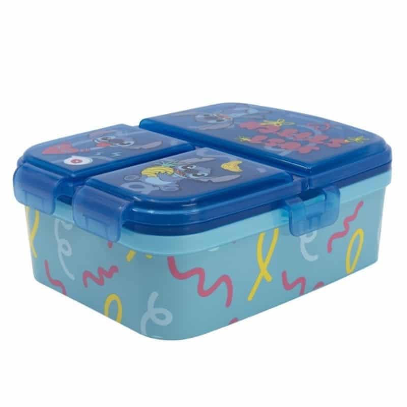Image of STRIDERS XL Multi Compartment Rectangular Sandwich Box Stitch Palms