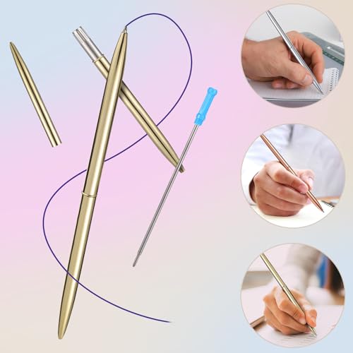 Bolígrafos de doble punta Healeved con diseño delgado para escribir sin esfuerzo en la oficina 5