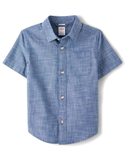 Image of Gymboree,Matching Family Short Sleeve Button Up Shirt