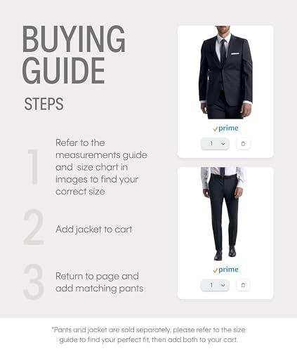 Calvin Klein Men's Skinny Fit Suit Separates | Wool Jacket & Pants for Customized Sizing | Tailored Mens Suit with Notched Lapel, Button Closure & Welt Pockets | Versatile Suits for Men Navy4