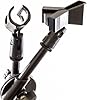 Lumiro Universal Adjustable Tripod Microphone Stand - Lightweight Professional Compact Extendable Stage Studio Floor Standing Boom 160 cm Height, Rotating Boom Arm, Tripod Base, Dual Mic Clips #1