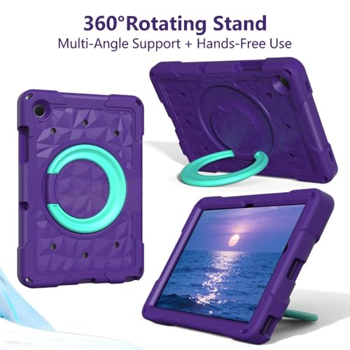 Protection iPad 10e génération coque rigide silicone antichoc noire 10.9