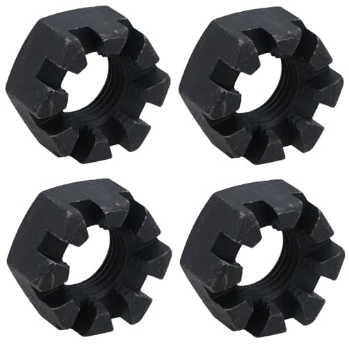 Écrou crénelé 3/4" BSF de haute précision pour moyeu de remorque robuste