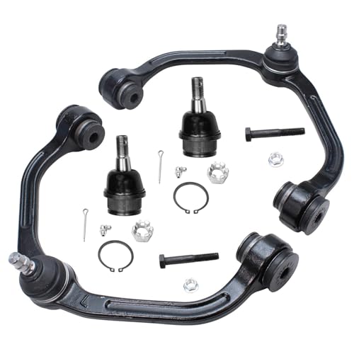 Image of Detroit Axle - Front End 12pc Suspension Kit for Ford Ranger Mazda B2300 | B2500 B3000 B4000, 2 Shock Absorbers 2 Upper Control Arms 2 Lower Ball Joints 4 Inner Outer Tie Rods 2 Sway Bars Replacement