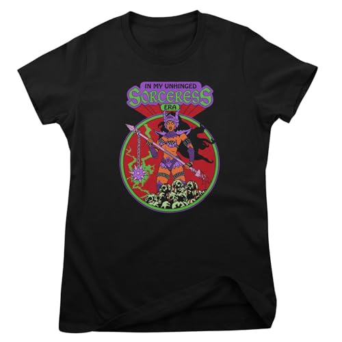 T-shirt Steven Rhodes noir col rond coupe ajustée femme en taille S