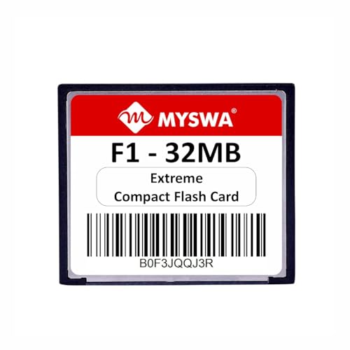 Image of F1-CF32MB F1 Extreme Compact Flash 32 MB MLC CF Type 1 Memory Card for CNC Machine, Railways Locomotives, Airplane Cockpits, Camera, Desktop etc