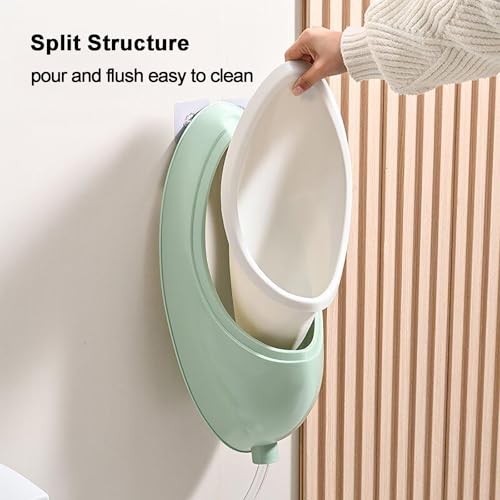 Wasserloses Urinal, spritzwassergeschützt und verstopfungsgeschützt, wandmontiert, für den Außenbereich und Ga, umweltfreundlich, platzsparend, ideal für gewerbliche und private Nutzung