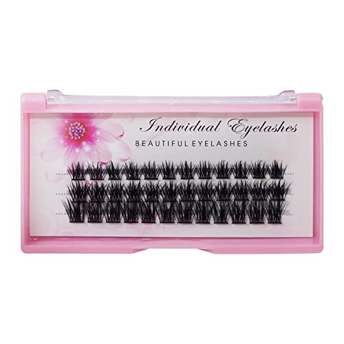 Bodermincer Grafting False Eyelashes Soft 0.07 C Curl Lash Clusters Lash Extension Kit Individual Eyelashes Silk False Eye Lashes Extensions (F002-12-14-16mm Mixed)