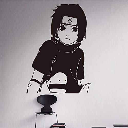 YINSHENG Japonais Anime Naruto Sasuke créatif Bricolage tenture Murale Peinture Stickers muraux Enfants Art Stickers décoration de la Maison Rock Musique Affiche Chambre décoration de 58cm x 81cm Cover