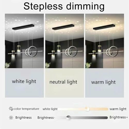 Lampe de table suspendue créative étoilée à intensité réglable - 5