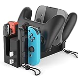 Bestand Switch Charging Dock Station 4 in 1 for Nintendo Switch Joy-Con Controllers & Nintendo Switch Pro Controller