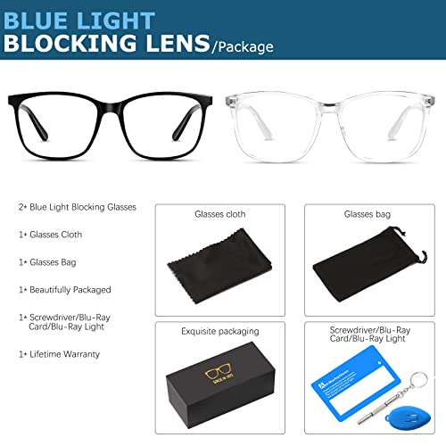 Oilway Blue-Light Blocking Glasses Computer Reading/Gaming/Tv/Phones Glasses Fashion Anti Eyestrain Uv Glasses For Women Men #TOP6