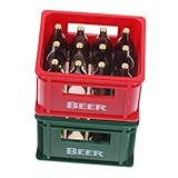 Amusement miniature : comprend des bouteilles de boisson miniatures, améliorant l'aspect ludique les mini fausses bouteilles de bière sont idéales comme pour les fans de maisons de poupées, idéales pour les amateurs de maisons de poupées pour décorer la mini maison, la décoration de cuisine, les miniatures de cuisine, l'ornement de maison de poupée