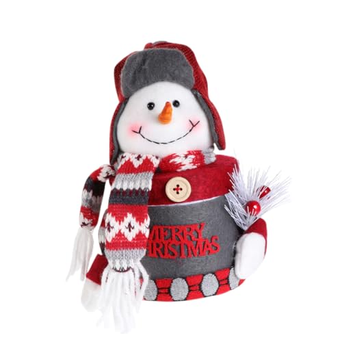 COLLBATH 1 Caja De Manzana Navideña Decoraciones Navideñas Cajas Navideñas Para Navidad Cajas Para Navideños Contenedor Navideño Estuche De Almacenamiento Para Muñecas Tela