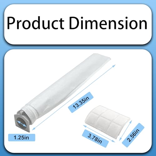 Image of Filter Bags Set for Sebo X, SR, XP (Not X7, X8) and Windsor SR12, SR15, SR18, XP12, XP15, XP18 Upright Vacuums Including 15 Vacuum Bags (5300REP) 2 Microfilters (5036ER) and 2 Exhaust Filters (5143)