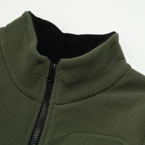 Loyan Toddler Girls Boys Warm Zipper Coat with Pockets Winter Outerwear Polar Fleece Jacket4