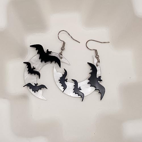 Festive Thanksgiving & Halloween Dangle Earrings – Turkey, Pumpkin, Ghost Designs for Fall/Party, Lightweight Wooden Drop Earrings3