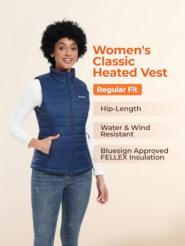 Chaleco Calefactable Mujer Ropa Térmica con Batería Recargable 6