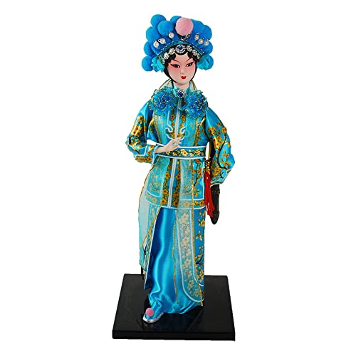 NW 12 Inch Chinese Traditional Handicraft Silk Figurine Collectible Chinese Doll Silk Doll (1803)