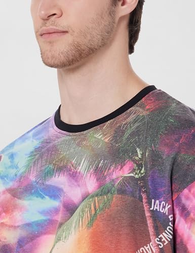 Image of JACK & JONES Men's Cotton Graphic Classic Fit T-Shirt