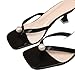 Black Fashion High Heels for Women Square Toe Design Ideal for Spring Wear and Elegant Events