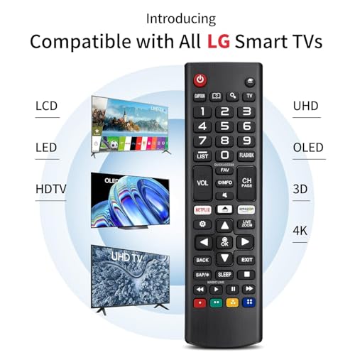 Image of ZdalaMit Original Universal Remote Control Compatible for All LG Smart TV, LCD LED OLED UHD HDTV 3D 4K TVs AKB75095308 & More