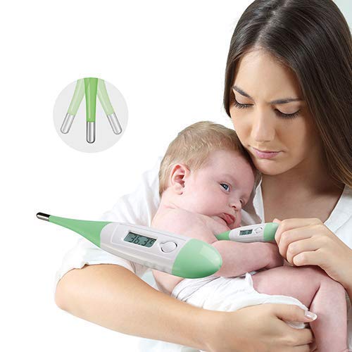 Lifemed Fieber-Thermometer-Mischdisplay (4 Sets: 24 x Fieberthermometer digital weiß + 24 x Fieberthermometer digital "flex" grün-weiß)