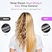 slopehill Steam Hair Straightener Brush – Ionic Steam Straightening Brush for Smooth, Frizz-Free Hair, Fast Heating, 4 Adjustable Temperature, Anti-Scald Design