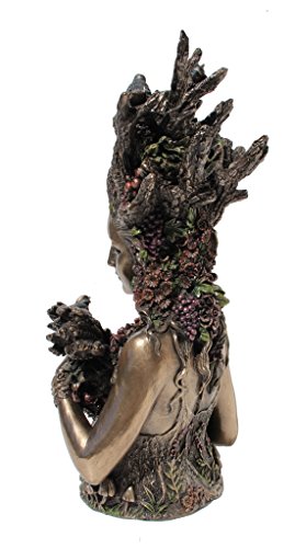 Veronese Design 10 1/4" Tall Gaia The Greek Primordial Goddess Of Earth Cold Cast Resin Statue Antique Bronze Finish Mother Earth Sculpture #TOP5