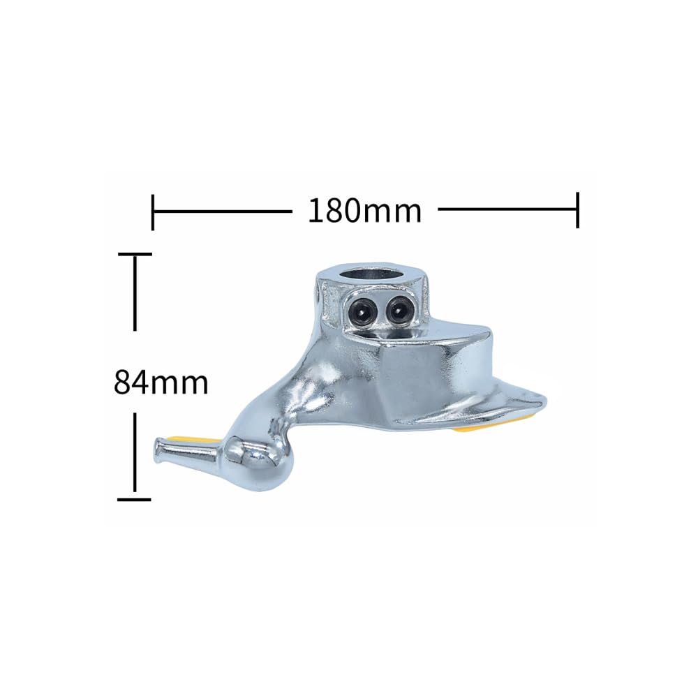Accesorio de Cabeza de Pato Desmontable para Cambiador de neumáticos de automóvil de Acero Inoxidable de 30 mm con Almohadillas Protectoras Equipo para Cambio de neumáticos