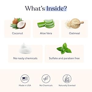 Pawfy 5-in-1 Dog Shampoo & Conditioner | Oatmeal & Aloe | Natural, Vet Reviewed Formulation | Itch Relief | Softness | Whiteness