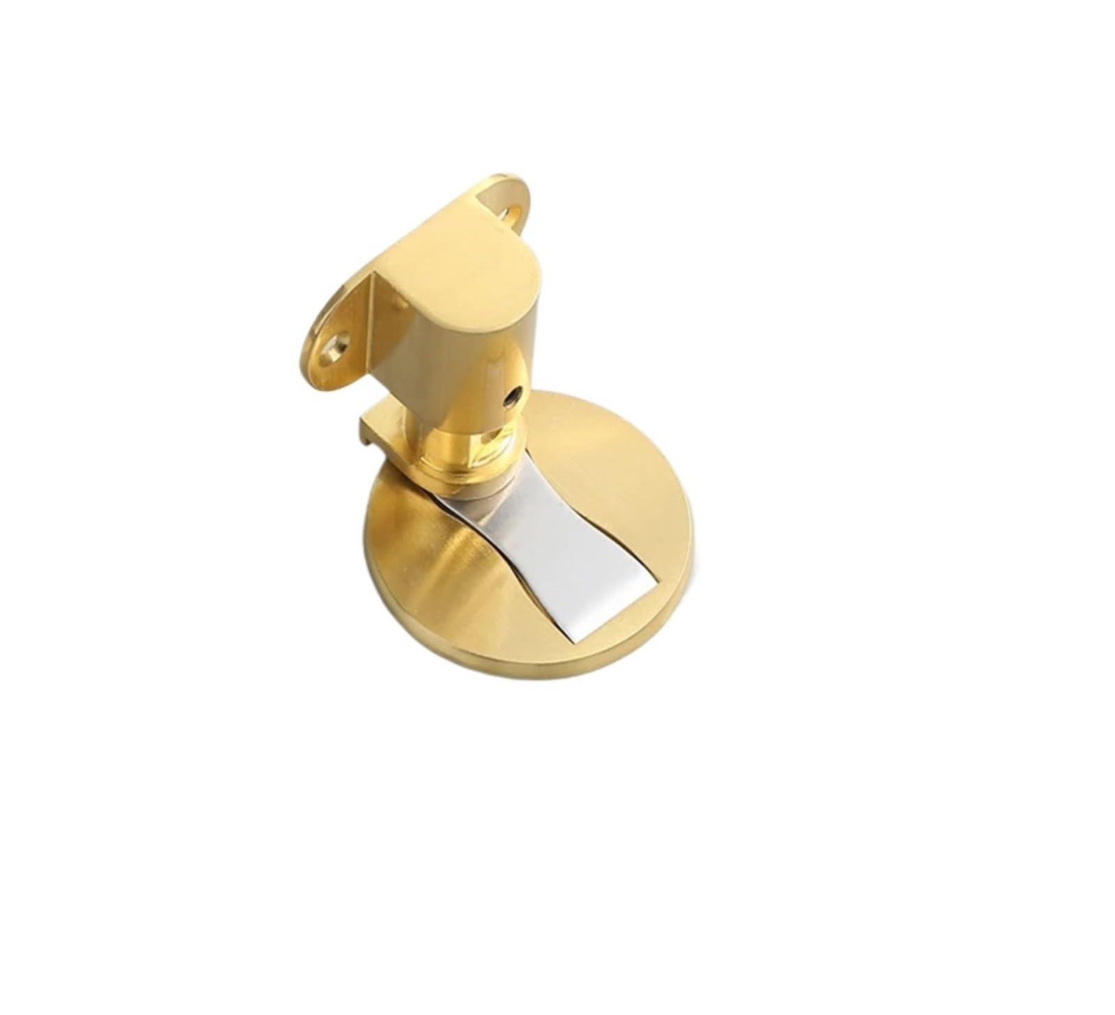 Hqycl Adjustable-Silver Adjustable Door Stop Punch-Free Magnetic Door Stopper Zinc Alloy Anti-Collision Door Holder Hidden Doorstop Door Hardware