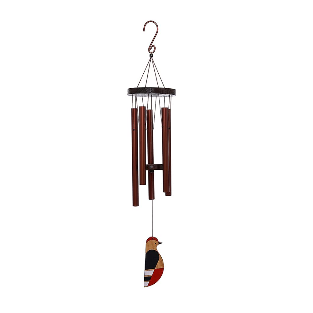 Carillon en aluminium oiseau pour terrasse zen et balcon