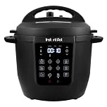 Instant Pot 5.7L Classic Electric Multicooker - 7-in-1 Smart Cooker - Pressure, Slow, Steamer, Sauté, Yogurt Maker, Egg Cooker, Food Warmer - Stainless Steel, Black