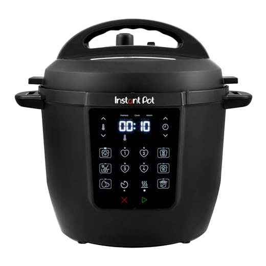 Instant Pot 5.7L Classic Electric Multicooker - 7-in-1 Smart Cooker - Pressure, Slow, Steamer, Sauté, Yogurt Maker, Egg Cooker, Food Warmer - Stainless Steel, Black