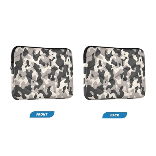 Funda para portátil 13-14 pulgadas estampado vaca blanco y negro miniatura 2